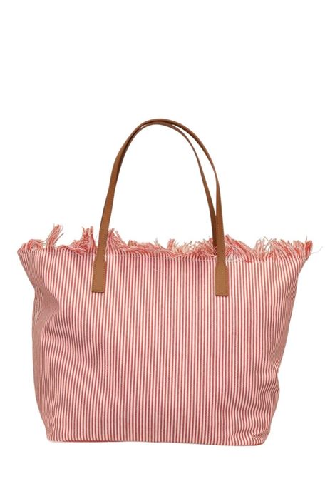 city bag mid fringe MC2 Saint Barth | Borsa tote | CBMF000101771L