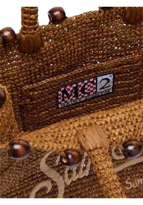 colette raffia hand bag with strap MC2 Saint Barth | Borsa tote | COL001309044L