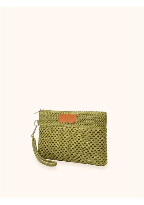 Pochette in rafia Me Fui | Pochette | SW0055GN
