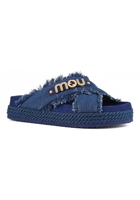 criss-cross sandal denim Mou | Sandali | SW451004KDEN