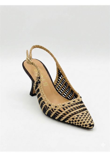 Slingback intrecciata Ovyè | Scarpe | LF3063M075INTMORO/BG