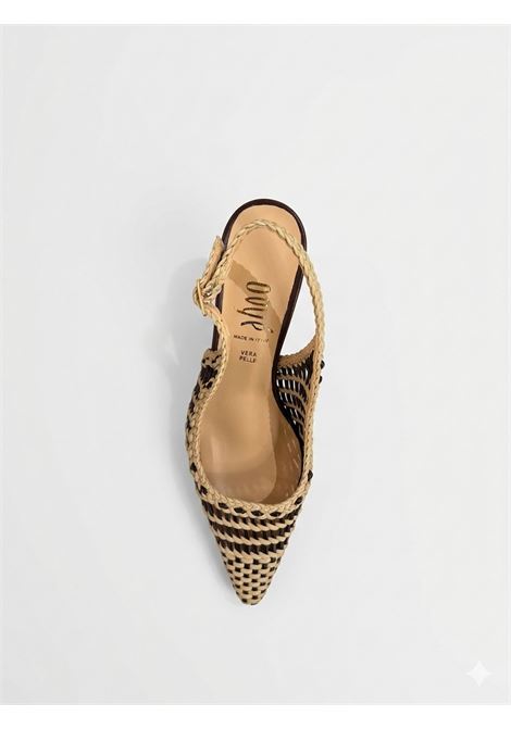 Slingback intrecciata Ovyè | Scarpe | LF3063M075INTMORO/BG