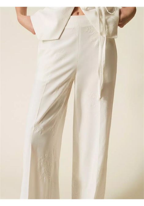 Pantaloni ricamati Twinset | Pantalone | 261TE202300381