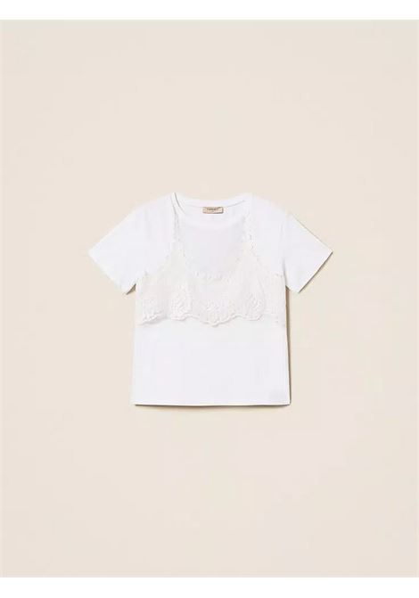 T-shirt in jersey Twinset | T-shirt | 261TT249000001