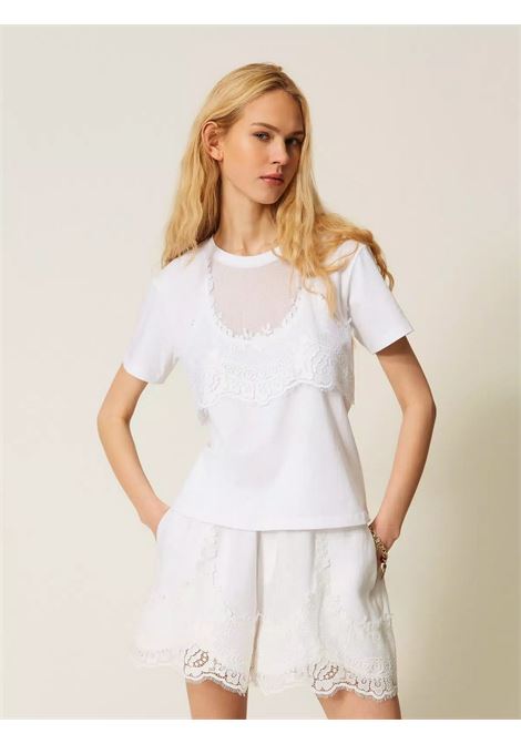 T-shirt in jersey Twinset | T-shirt | 261TT249000001