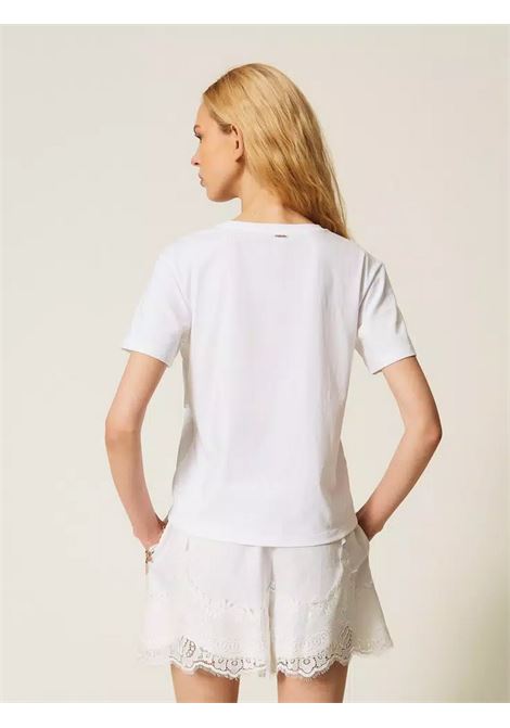 T-shirt in jersey Twinset | T-shirt | 261TT249000001