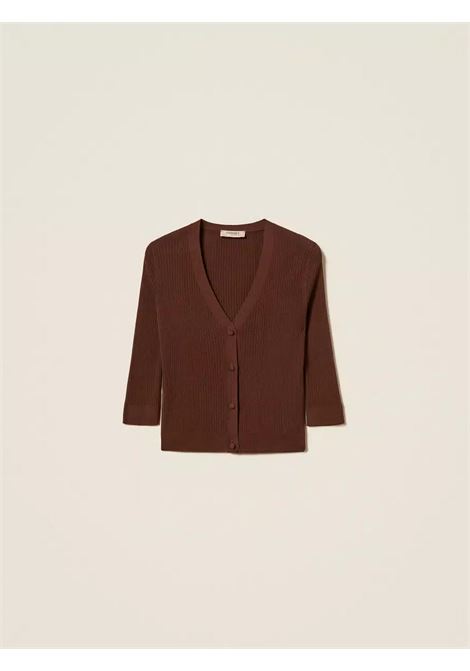 Cardigan in cotone e seta Twinset | Cardigan | 261TT318212110