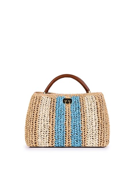 Borsa in rafia crochet ViaMailBag | Borsa tote | ALMA-STREACKA03
