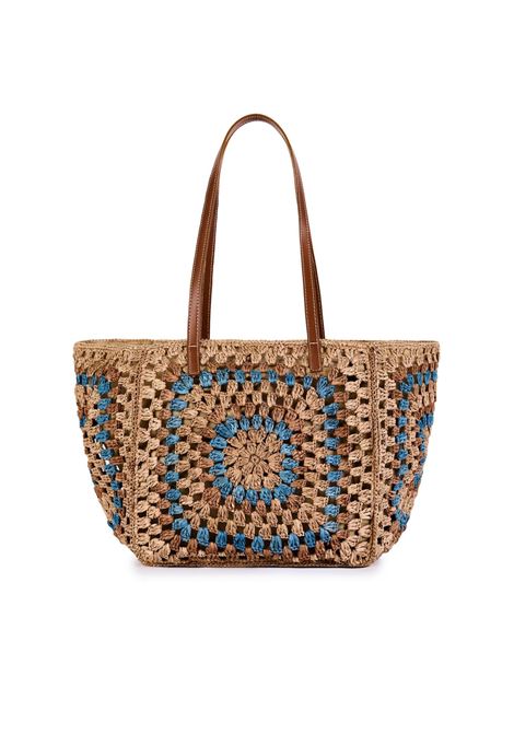 Borsa in rafia crochet ViaMailBag | Borsa tote | AURA-HEATH01