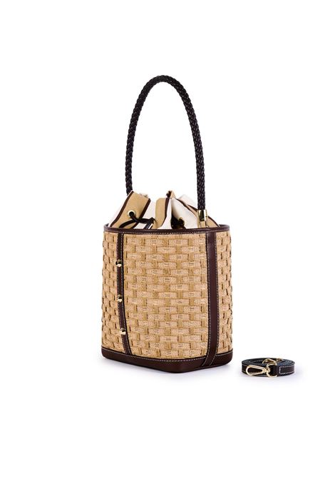 Secchiello in rafia ViaMailBag | Borsa a secchiello | BOUQUET-RATI01