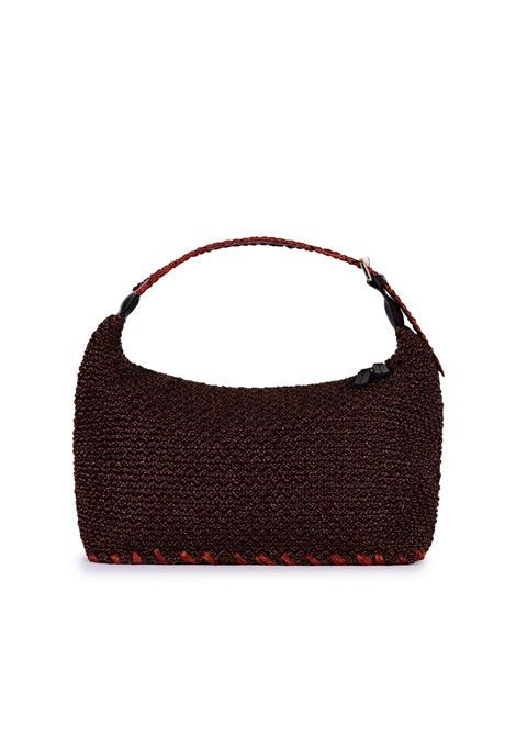 Borsa in rafia ViaMailBag | Borsa mini | ELLEN-KNITC02