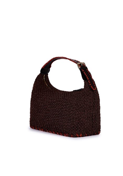 Borsa in rafia ViaMailBag | Borsa mini | ELLEN-KNITC02