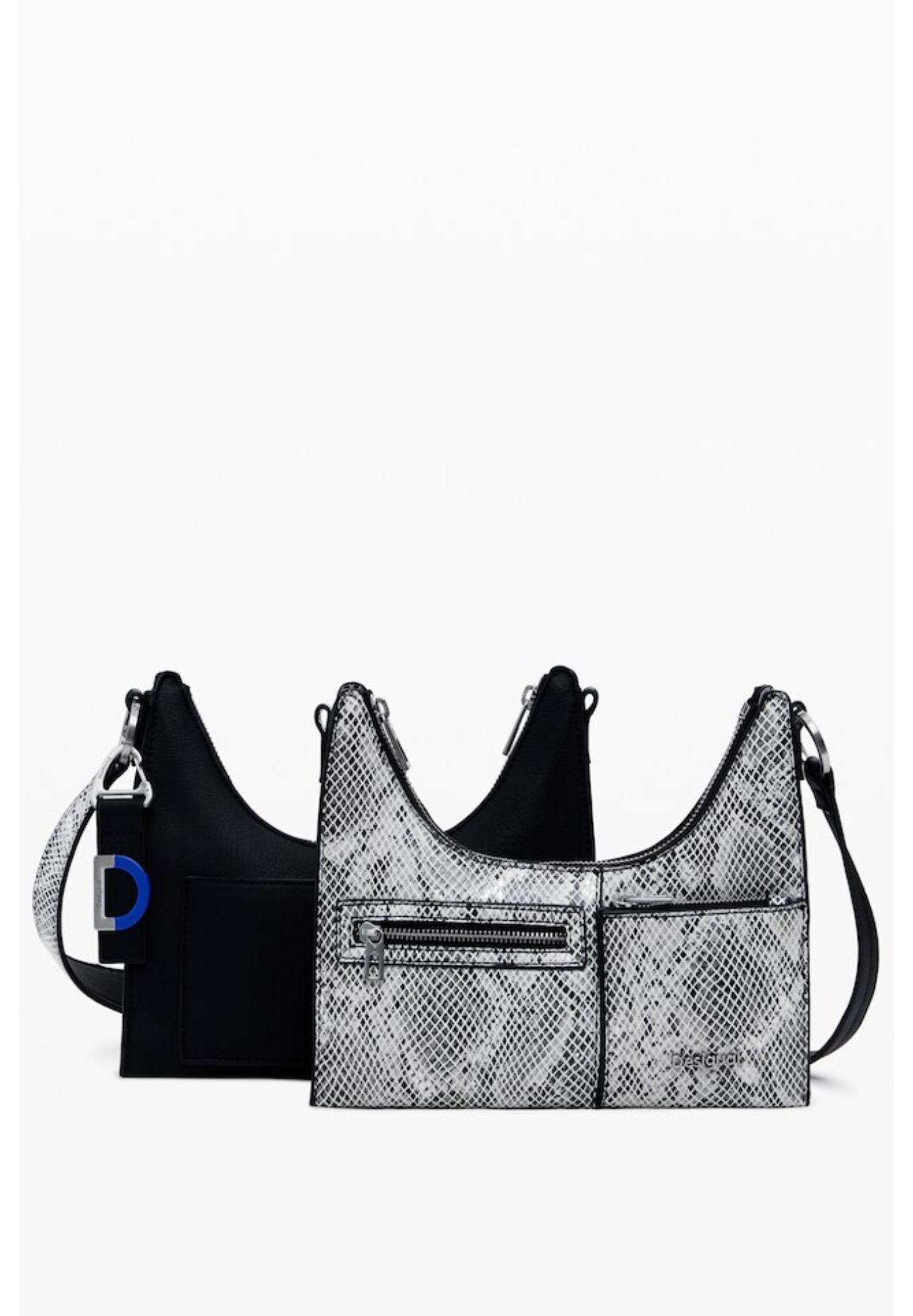 Desigual Accessori Donna Borse Borsa Bianco Unica A Tracolla Regolabile