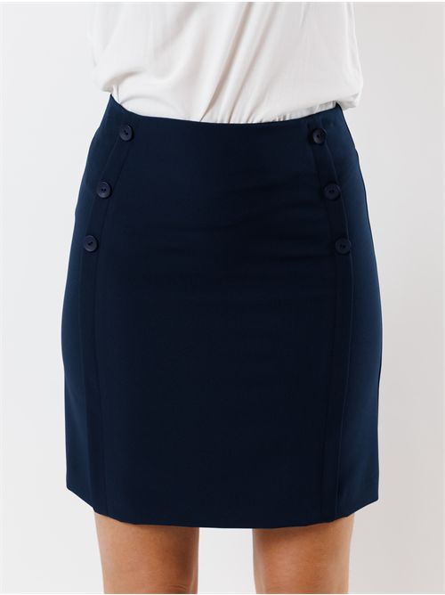 Short skirt PE23069 MESANGE | PE23069BLU