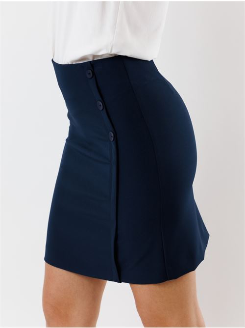 Short skirt PE23069 MESANGE | PE23069BLU