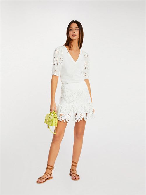 Gonna corta in pizzo JANE MORGAN DE TOI | JANEOFF WHITE