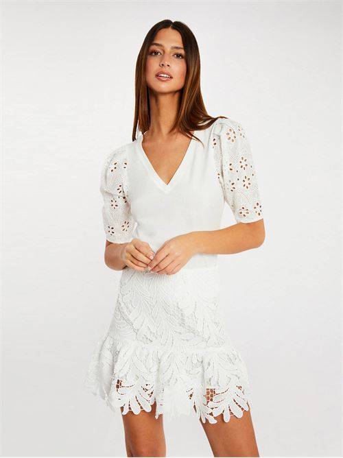 Gonna corta in pizzo JANE MORGAN DE TOI | JANEOFF WHITE