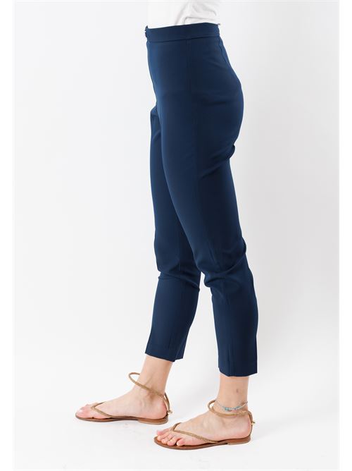 Capri style trousers PE24095 MESANGE | PE24095BLU