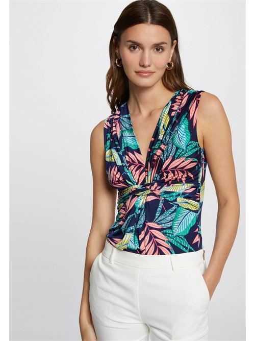 Canotta scollo a V stampata DENISA MORGAN DE TOI | DENISAMULTICO