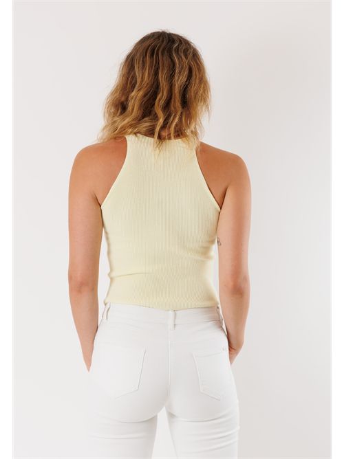 Short sleeveless top 3M0503C KONTATTO | 3M0503CGIALLINO