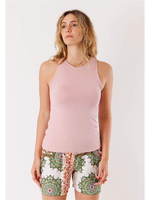American neck tank top Viscose MR4010C KONTATTO | MR4010CANTICO