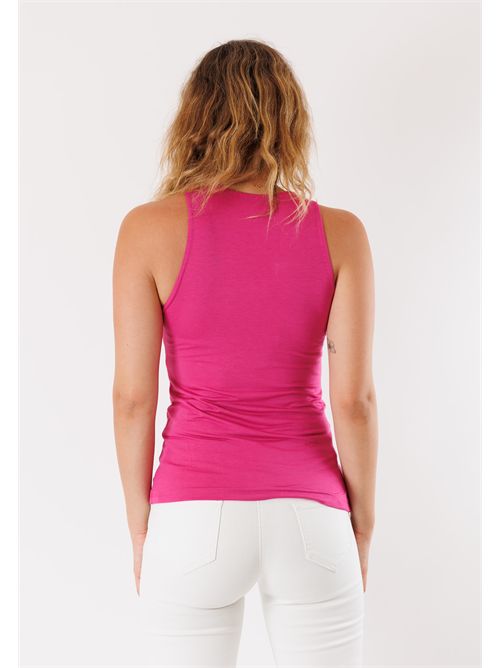 American neck tank top Viscose MR4010C KONTATTO | MR4010CCICLAMINO