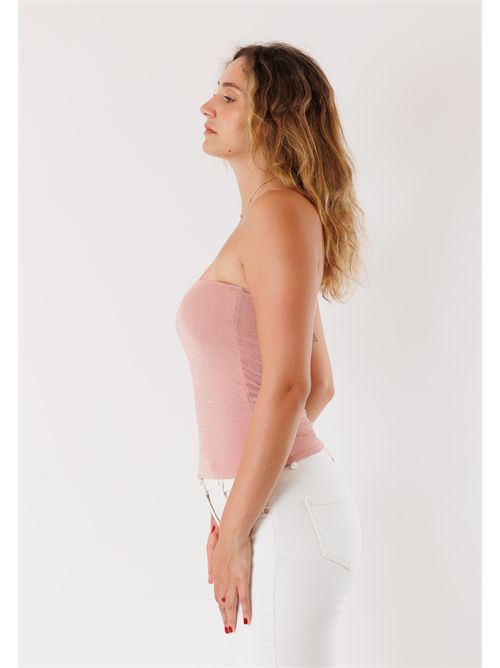 Shiny stretch band with lurex MR4014 KONTATTO | MR4014CNROSA ANTICO