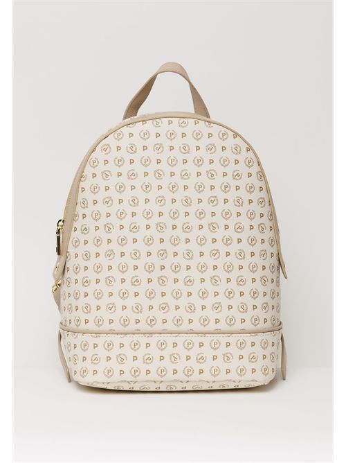Pollini Monogram Backpack Ivory TE8432PP POLLINI | TE8432PP07Q1110AAVORIO