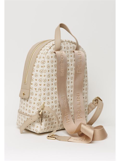 Pollini Monogram Backpack Ivory TE8432PP POLLINI | TE8432PP07Q1110AAVORIO