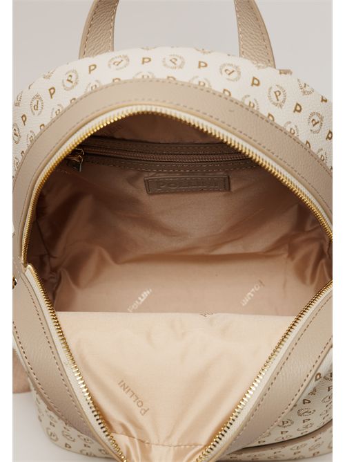 Pollini Monogram Backpack Ivory TE8432PP POLLINI | TE8432PP07Q1110AAVORIO