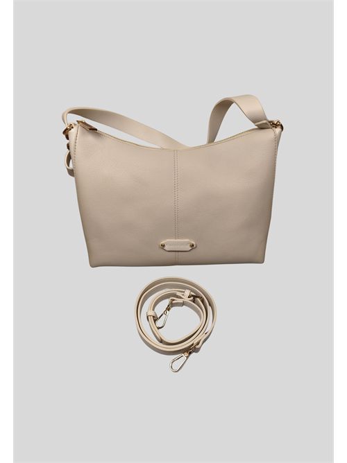 Borsa a sacco effetto pelle martellata C3NM1029 CAFE NOIR | C3NM1029AVORIO