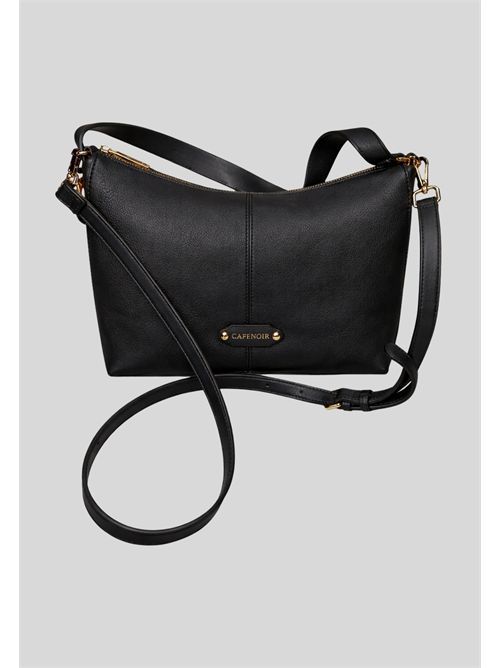 Borsa a sacco effetto pelle martellata C3NM1029 CAFE NOIR | C3NM1029NERO