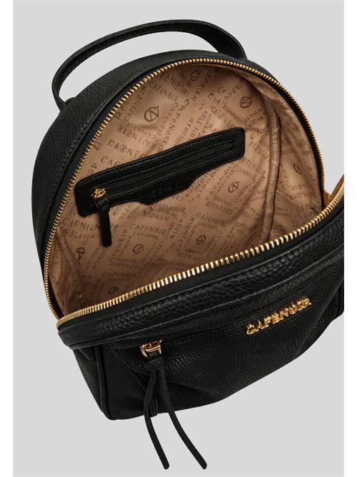 Compact backpack with front pocket C3WB1008 CAFE NOIR | C3WB1008NERO