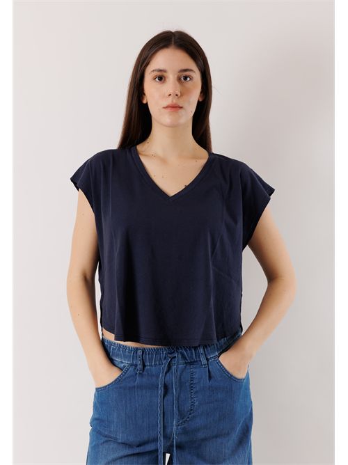 T-shirt morbida scollo V D42400 DEHA | D4240025515