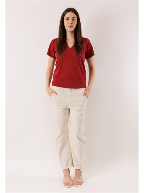 T-shirt scollo V morbida D42515 DEHA | D4251557228