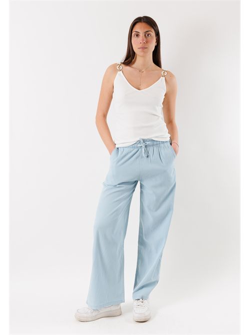 Pantaloni palazzo denim D42577 DEHA | D4257757720