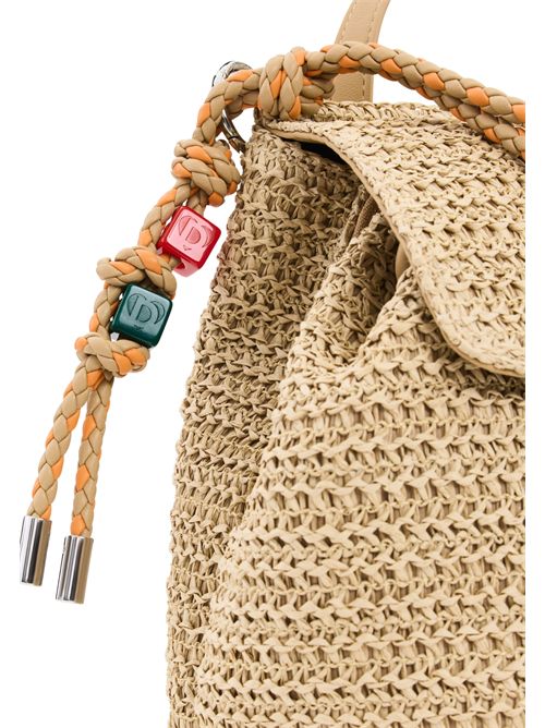 Zaino in rafia con patta 26SAKO01 DESIGUAL | 26SAKO011014