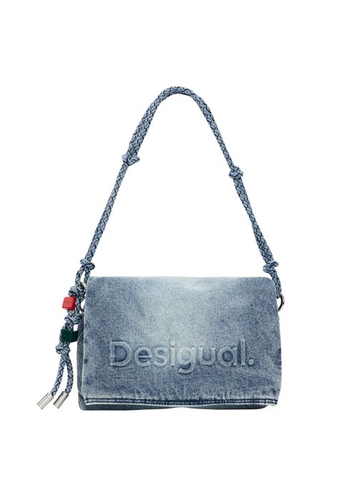 Borsa con patta in tessuto denim 26SAXD28 DESIGUAL | 26SAXD285005