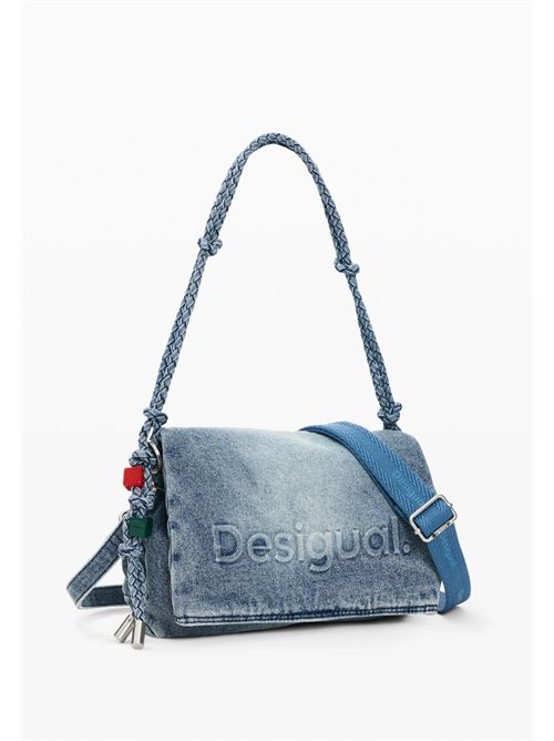 Borsa con patta in tessuto denim 26SAXD28 DESIGUAL | 26SAXD285005