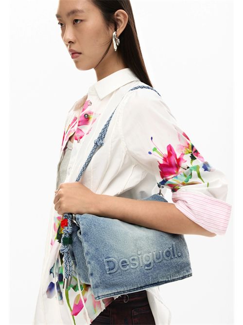 Borsa con patta in tessuto denim 26SAXD28 DESIGUAL | 26SAXD285005