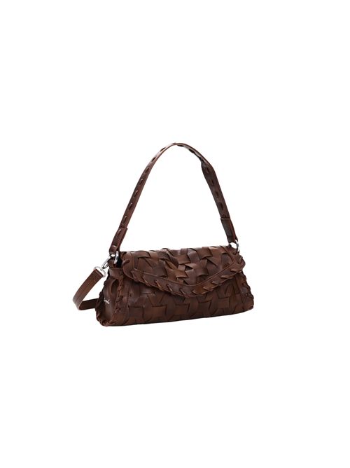 Borsa con patta in similpelle intrecciata 26SAXPA2 DESIGUAL | 26SAXPA26064