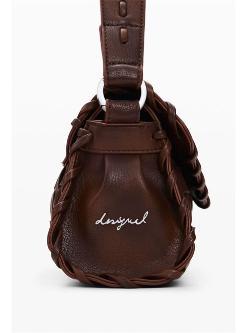 Borsa con patta in similpelle intrecciata 26SAXPA2 DESIGUAL | 26SAXPA26064