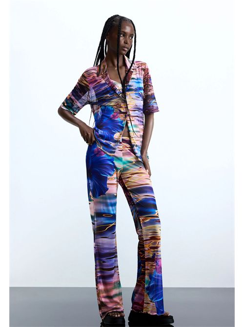 Watercolor floral patterned shirt 26SWCK02 DESIGUAL | 26SWCK025054