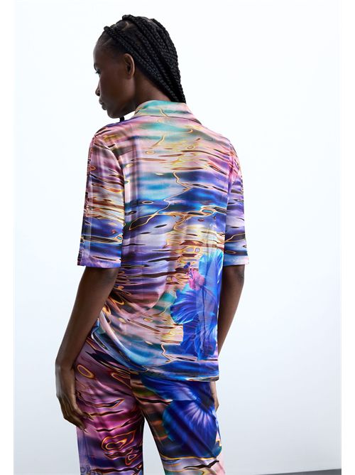 Watercolor floral patterned shirt 26SWCK02 DESIGUAL | 26SWCK025054