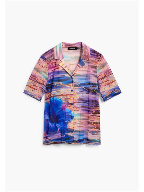 Watercolor floral patterned shirt 26SWCK02 DESIGUAL | 26SWCK025054