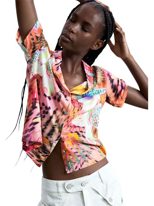 Camicia a maniche corte tropicale 26SWCW34 DESIGUAL | 26SWCW343049