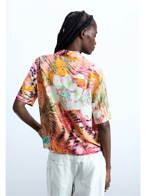 Camicia a maniche corte tropicale 26SWCW34 DESIGUAL | 26SWCW343049