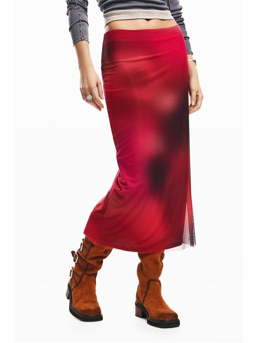 Gonna midi in tessuto tulle 26SWFK02 DESIGUAL | 26SWFK023098