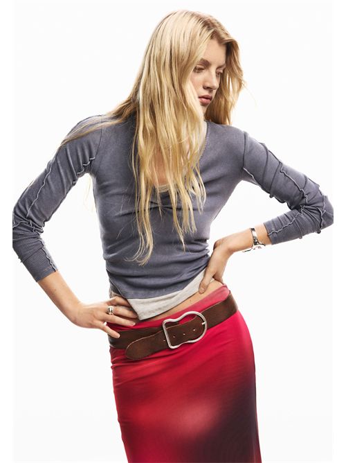 Gonna midi in tessuto tulle 26SWFK02 DESIGUAL | 26SWFK023098