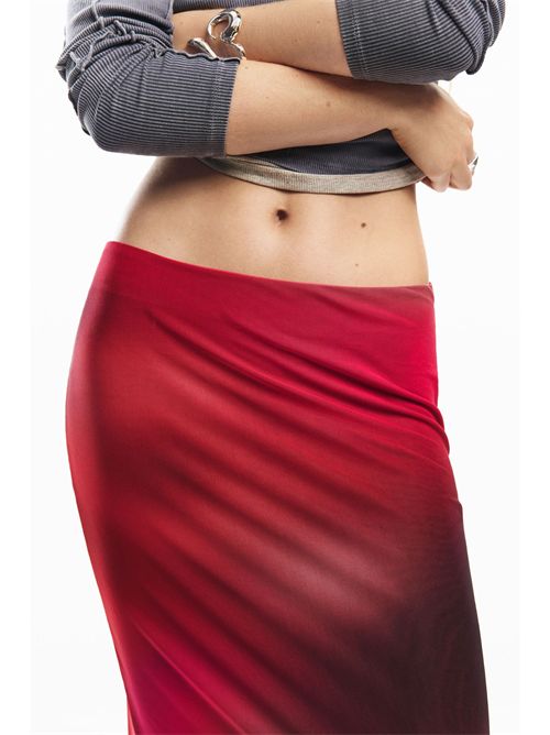 Gonna midi in tessuto tulle 26SWFK02 DESIGUAL | 26SWFK023098